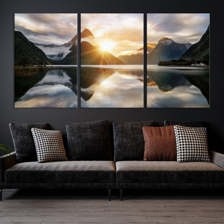 Breathtaking Nature Landscape Wall Art Canvas Print Apartment Wall Decor