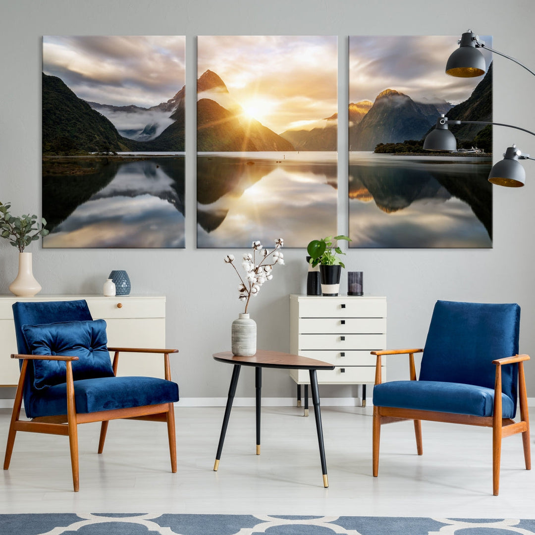 Breathtaking Nature Landscape Wall Art Canvas Print Apartment Wall Decor