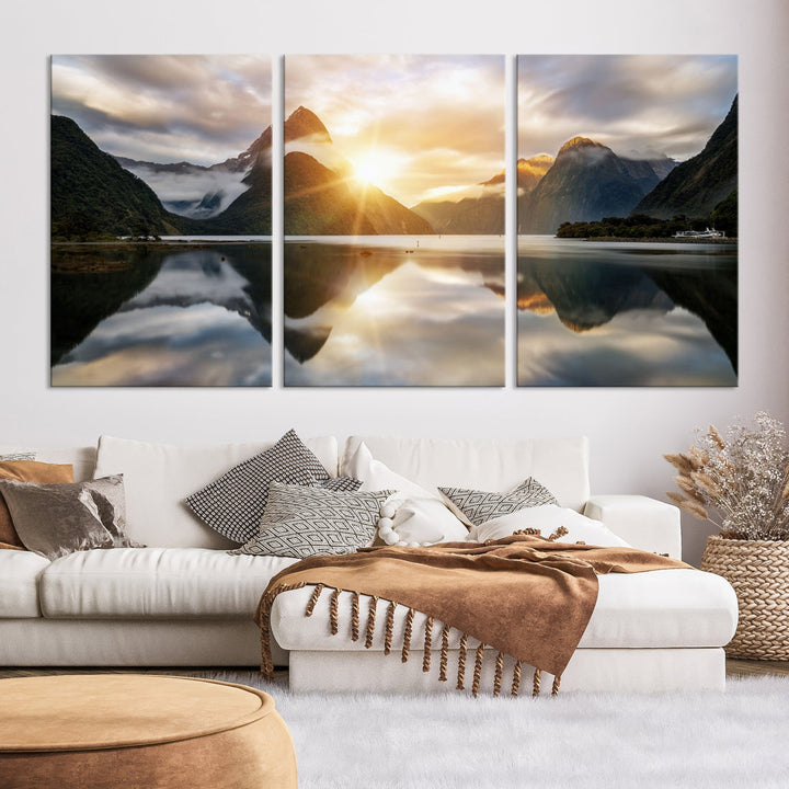 Breathtaking Nature Landscape Wall Art Canvas Print Apartment Wall Decor