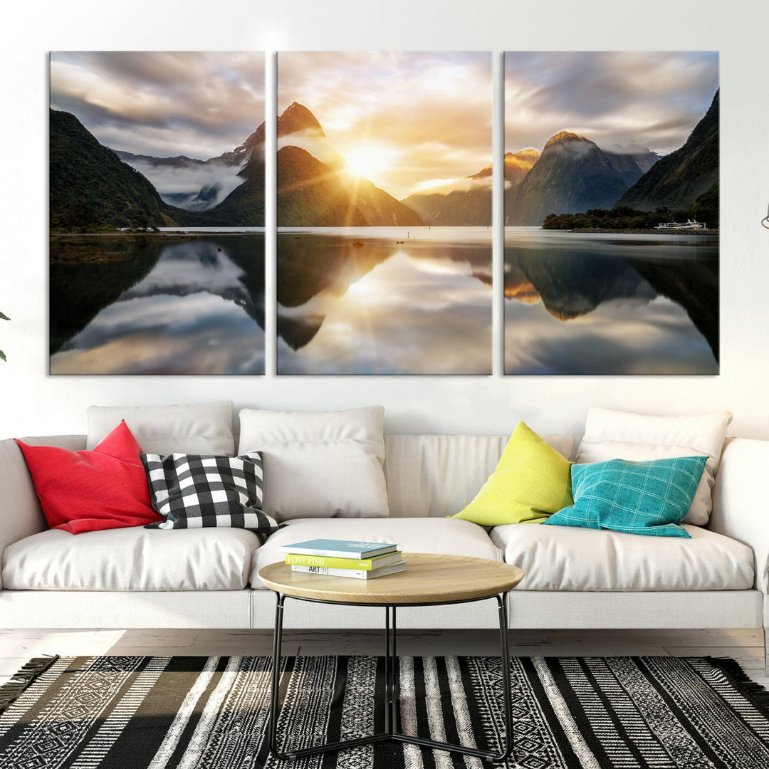 Breathtaking Nature Landscape Wall Art Canvas Print Apartment Wall Decor