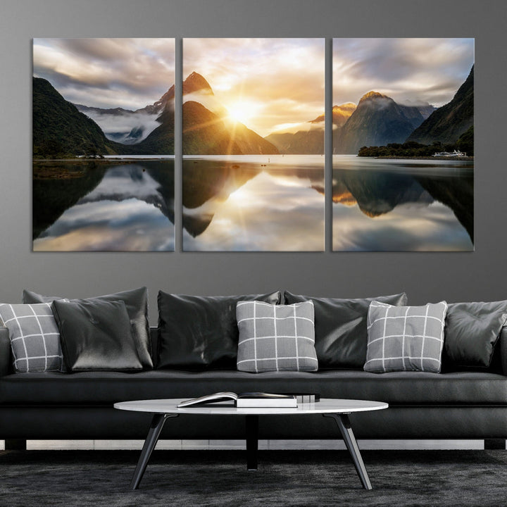 Breathtaking Nature Landscape Wall Art Canvas Print Apartment Wall Decor