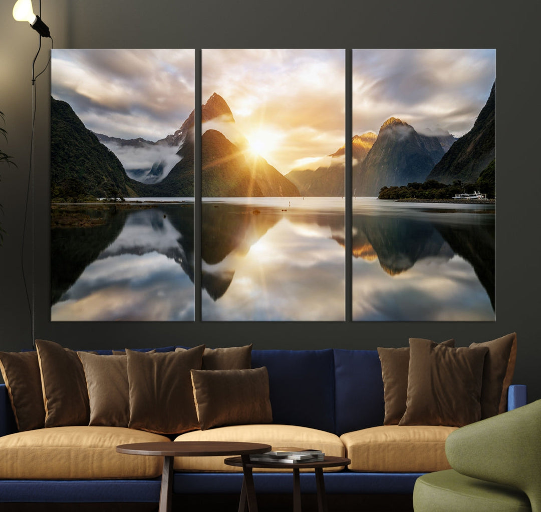 Breathtaking Nature Landscape Wall Art Canvas Print Apartment Wall Decor