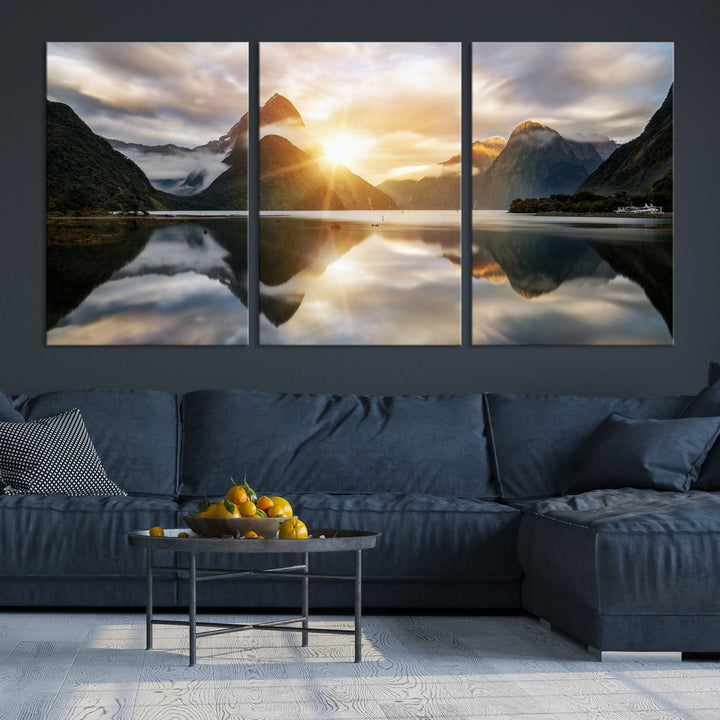 Breathtaking Nature Landscape Wall Art Canvas Print Apartment Wall Decor