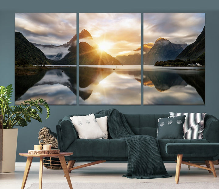 Breathtaking Nature Landscape Wall Art Canvas Print Apartment Wall Decor