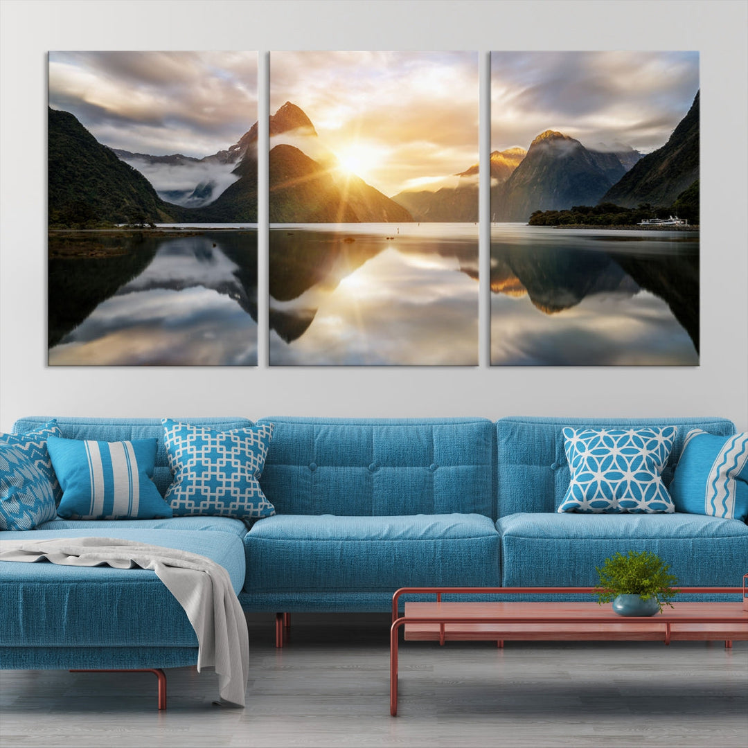 Breathtaking Nature Landscape Wall Art Canvas Print Apartment Wall Decor