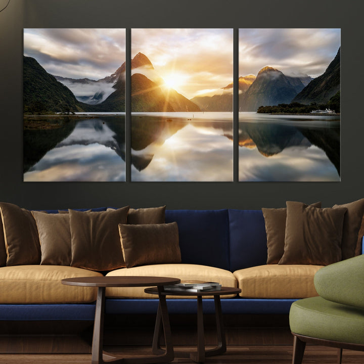 Breathtaking Nature Landscape Wall Art Canvas Print Apartment Wall Decor