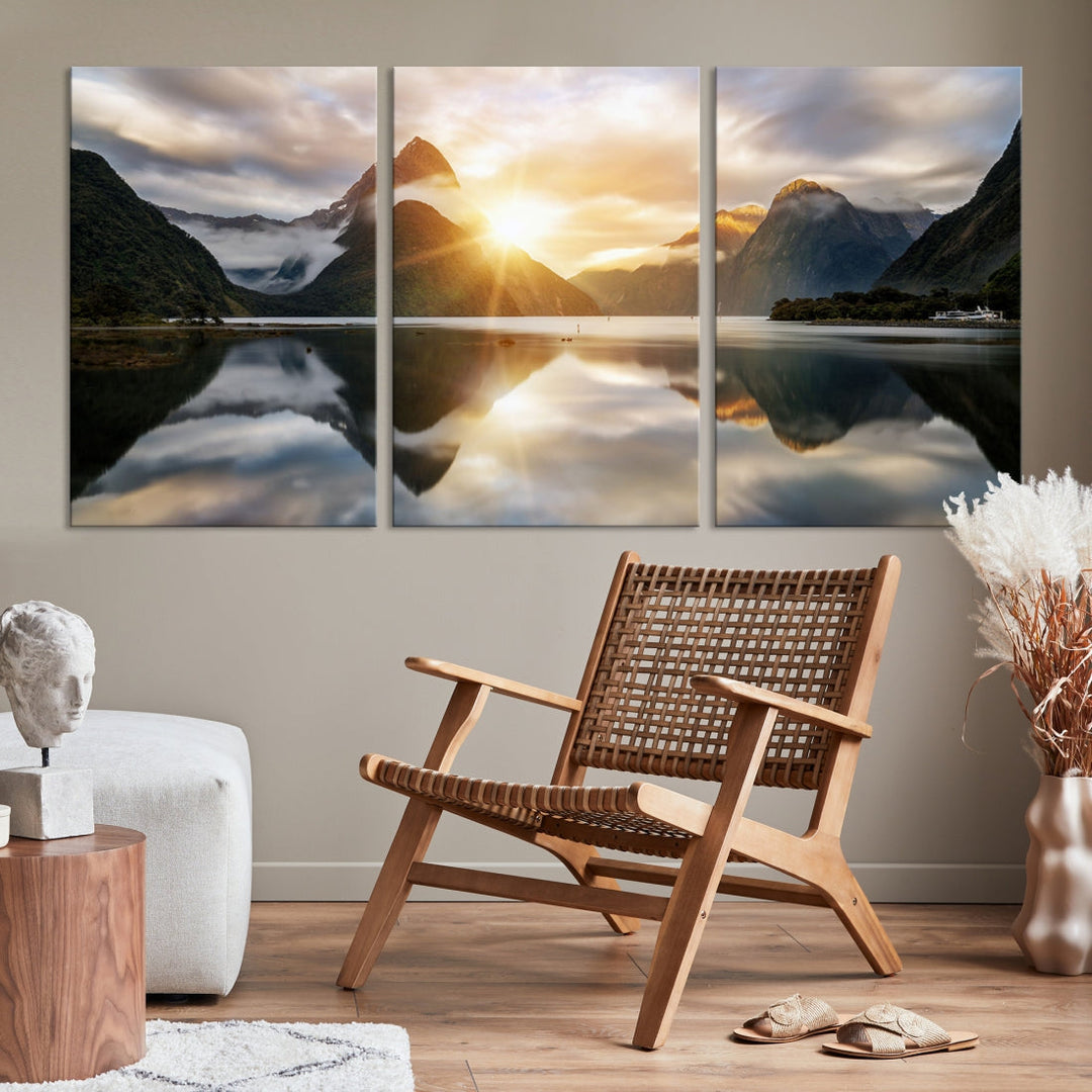 Breathtaking Nature Landscape Wall Art Canvas Print Apartment Wall Decor