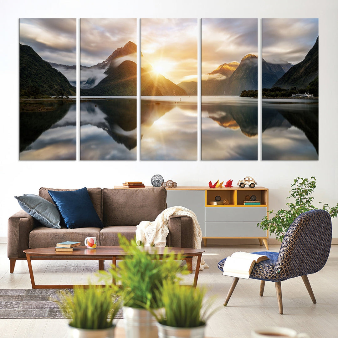 Breathtaking Nature Landscape Wall Art Canvas Print Apartment Wall Decor