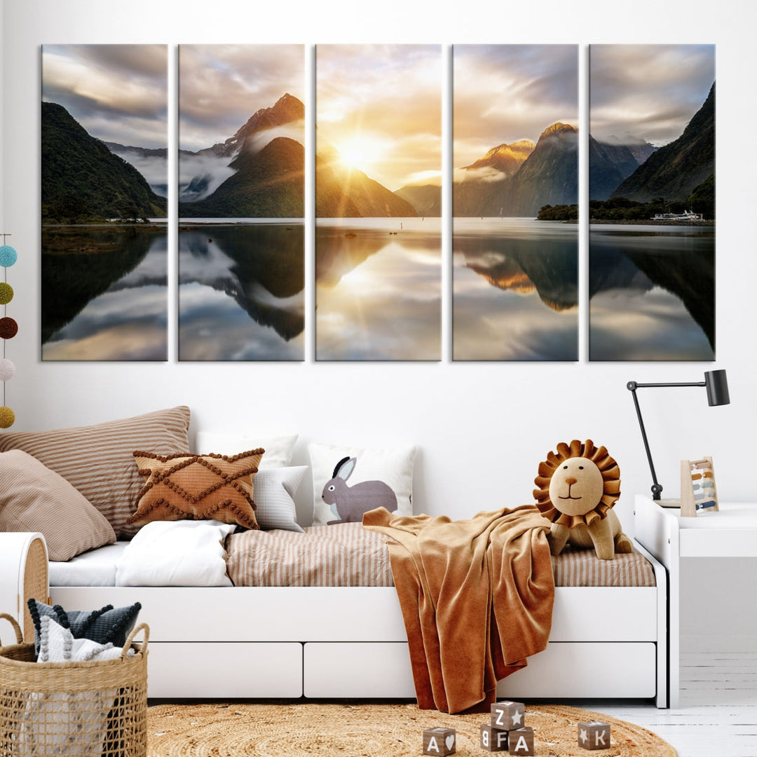 Breathtaking Nature Landscape Wall Art Canvas Print Apartment Wall Decor