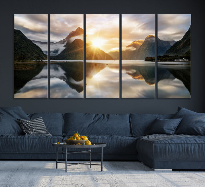 Breathtaking Nature Landscape Wall Art Canvas Print Apartment Wall Decor