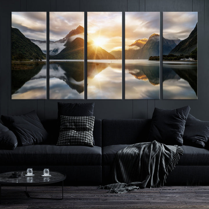 Breathtaking Nature Landscape Wall Art Canvas Print Apartment Wall Decor