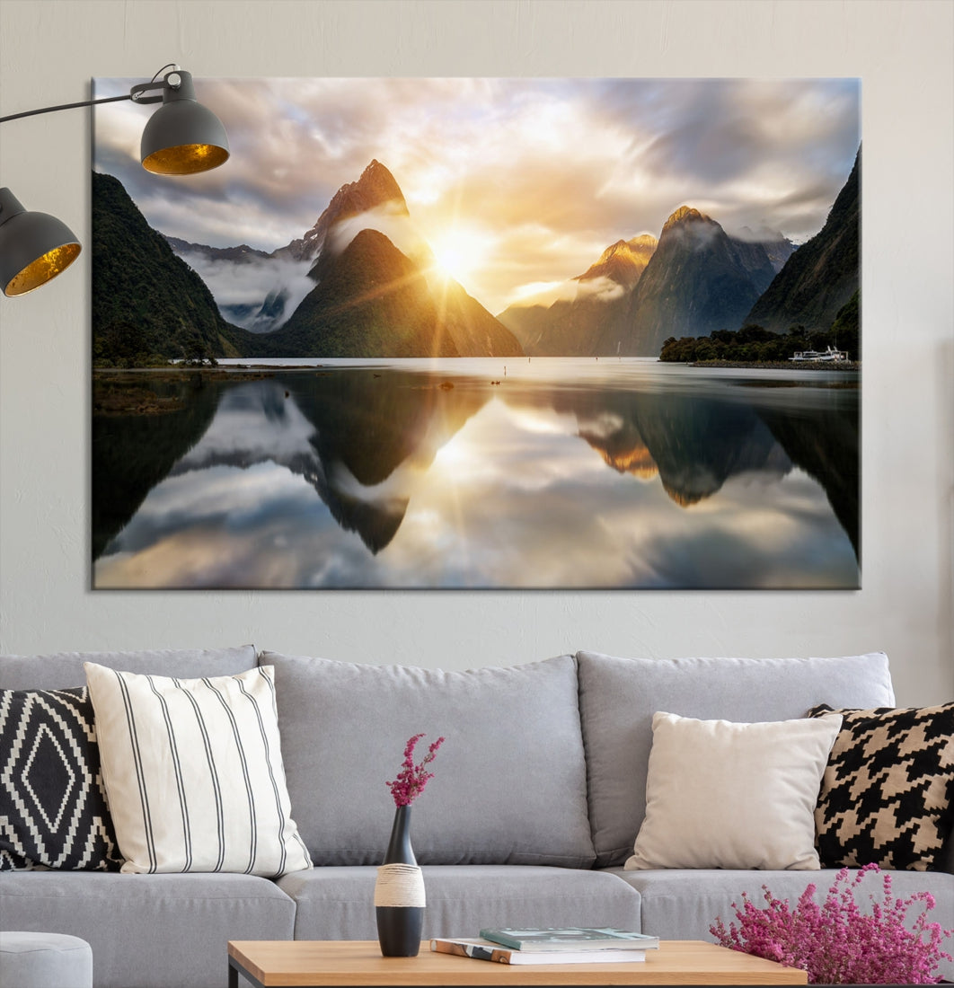 Breathtaking Nature Landscape Wall Art Canvas Print Apartment Wall Decor