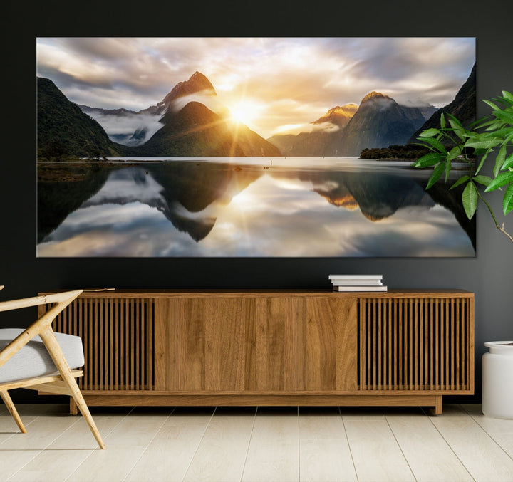 Breathtaking Nature Landscape Wall Art Canvas Print Apartment Wall Decor