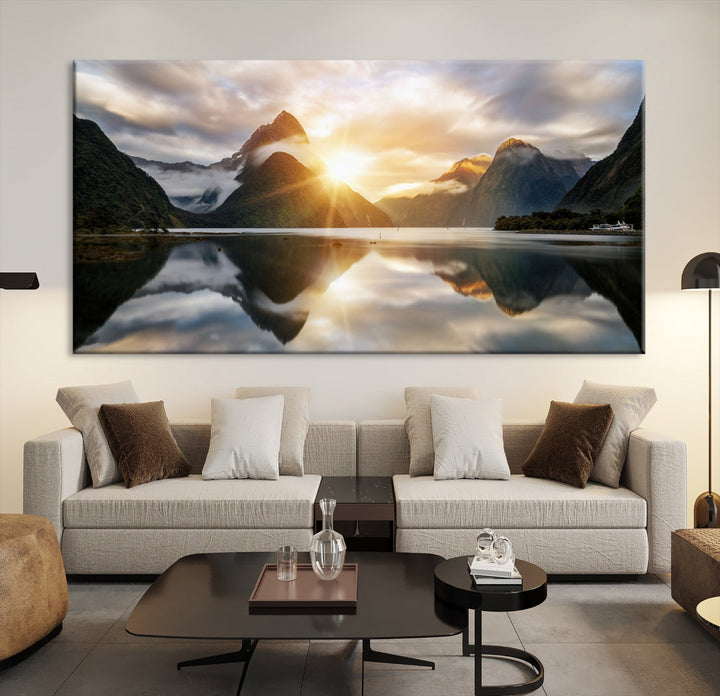 Breathtaking Nature Landscape Wall Art Canvas Print Apartment Wall Decor