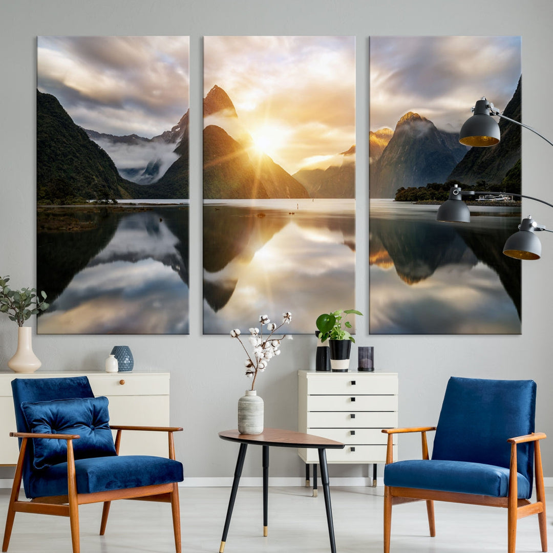 Breathtaking Nature Landscape Wall Art Canvas Print Apartment Wall Decor