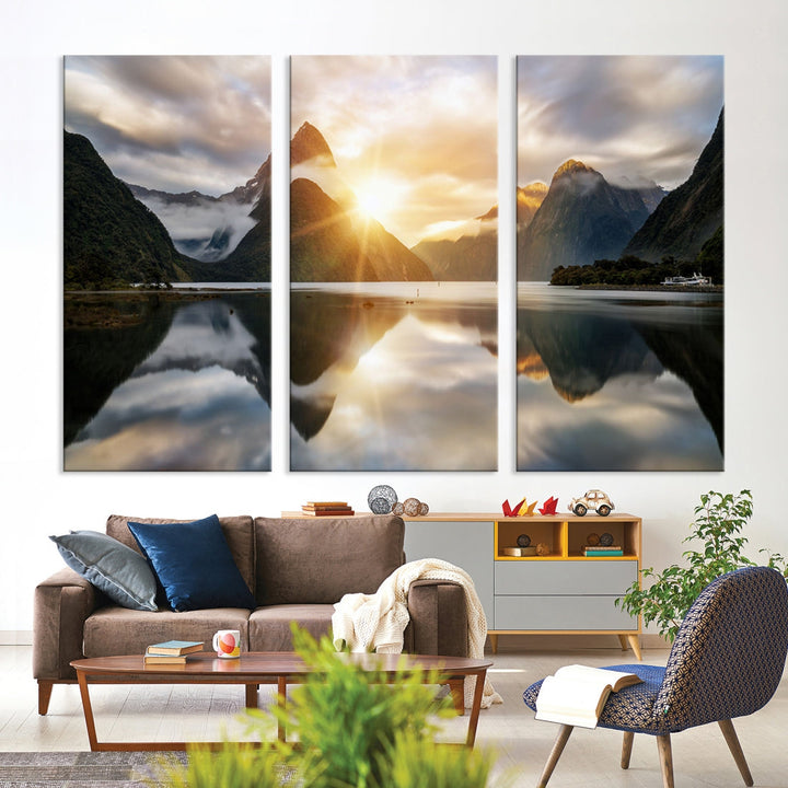 Breathtaking Nature Landscape Wall Art Canvas Print Apartment Wall Decor