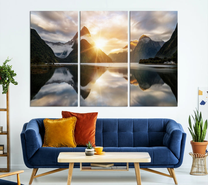 Breathtaking Nature Landscape Wall Art Canvas Print Apartment Wall Decor