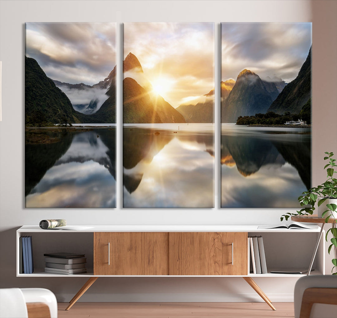 Breathtaking Nature Landscape Wall Art Canvas Print Apartment Wall Decor