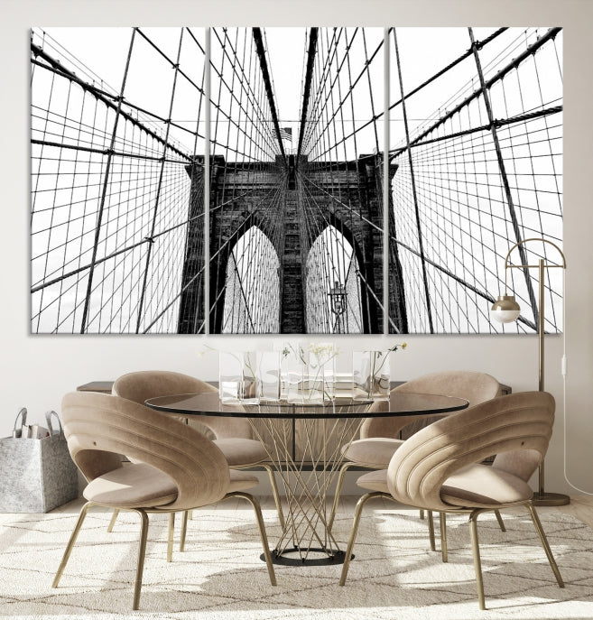 Brooklyn Bridge Picture Print Large Wall Art Oversized Wall Decor