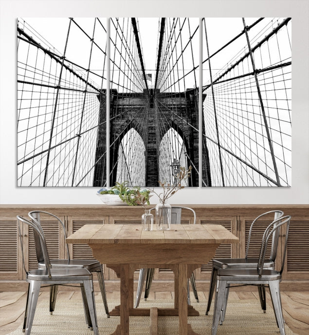 Brooklyn Bridge Picture Print Large Wall Art Oversized Wall Decor