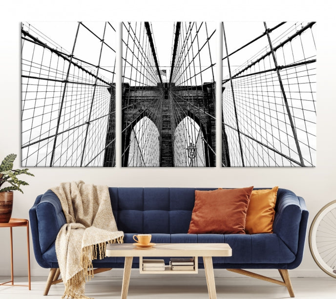 Brooklyn Bridge Picture Print Large Wall Art Oversized Wall Decor