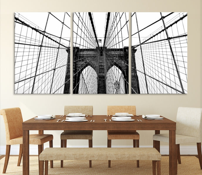 Brooklyn Bridge Picture Print Large Wall Art Oversized Wall Decor