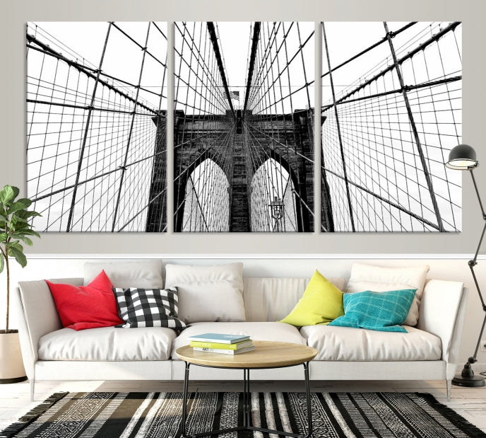 Brooklyn Bridge Picture Print Large Wall Art Oversized Wall Decor