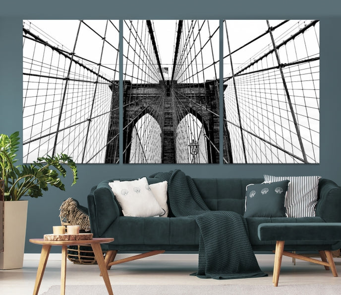 Brooklyn Bridge Picture Print Large Wall Art Oversized Wall Decor