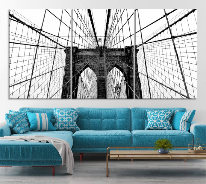 Brooklyn Bridge Picture Print Large Wall Art Oversized Wall Decor