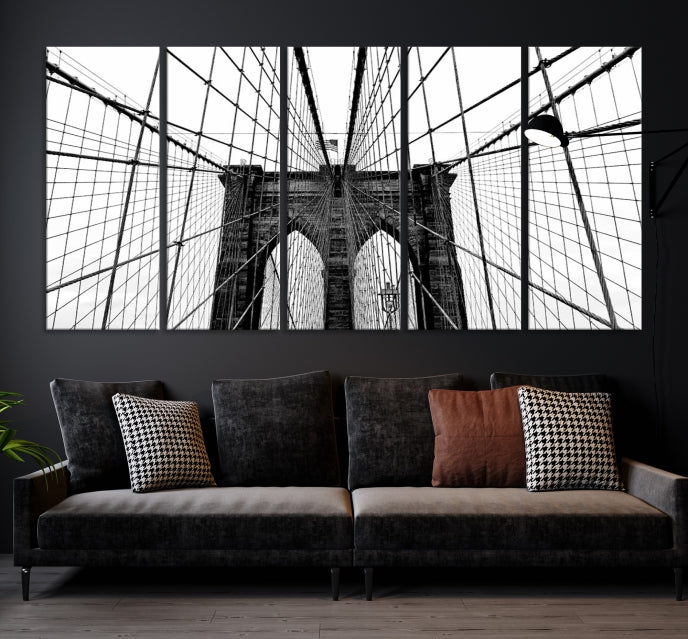 Brooklyn Bridge Picture Print Large Wall Art Oversized Wall Decor