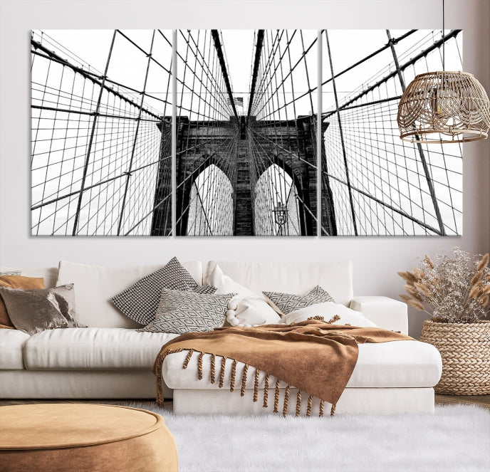 Brooklyn Bridge Picture Print Large Wall Art Oversized Wall Decor