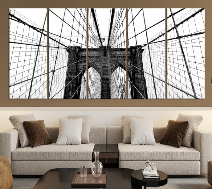 Brooklyn Bridge Picture Print Large Wall Art Oversized Wall Decor