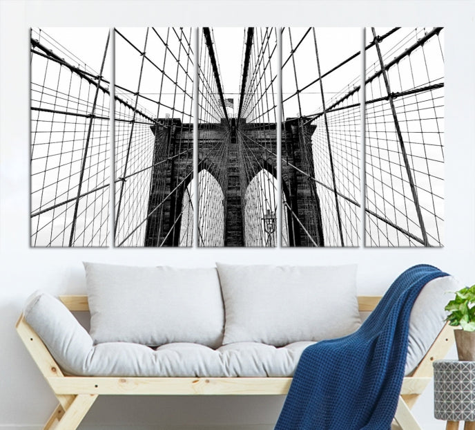 Brooklyn Bridge Picture Print Large Wall Art Oversized Wall Decor