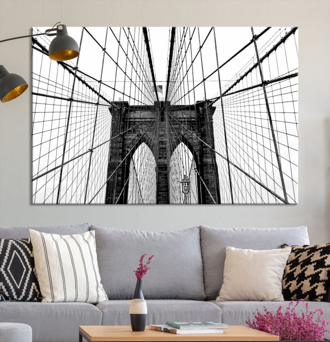 Brooklyn Bridge Picture Print Large Wall Art Oversized Wall Decor