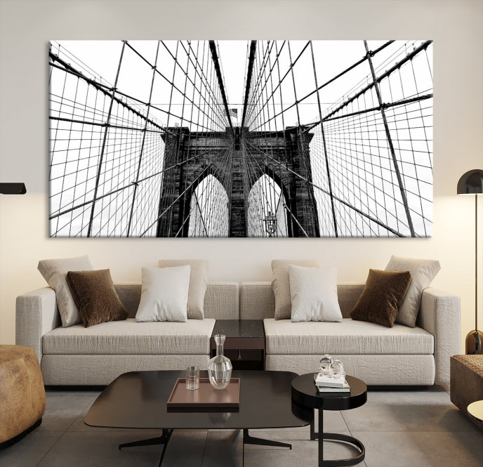 Brooklyn Bridge Picture Print Large Wall Art Oversized Wall Decor