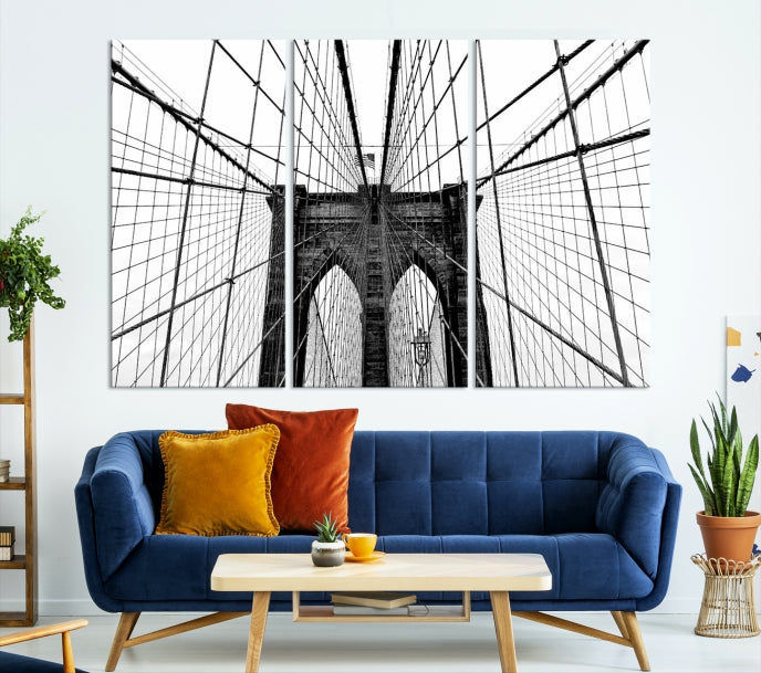 Brooklyn Bridge Picture Print Large Wall Art Oversized Wall Decor