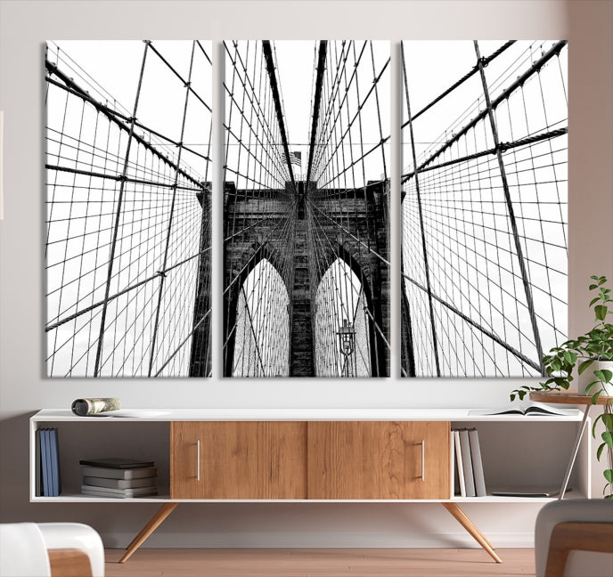 Brooklyn Bridge Picture Print Large Wall Art Oversized Wall Decor