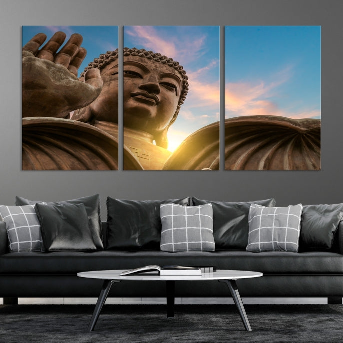 Buddha Wall Art | Buddha Statue | Buddhism Decor | Meditation Wall Art | Spiritual Art | Yoga Wall Art | Yoga Wall Decor