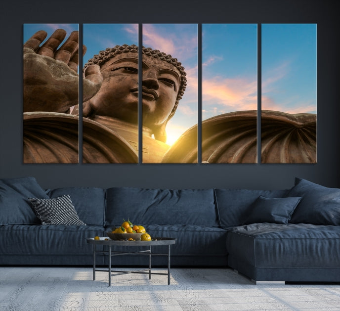 Buddha Wall Art | Buddha Statue | Buddhism Decor | Meditation Wall Art | Spiritual Art | Yoga Wall Art | Yoga Wall Decor