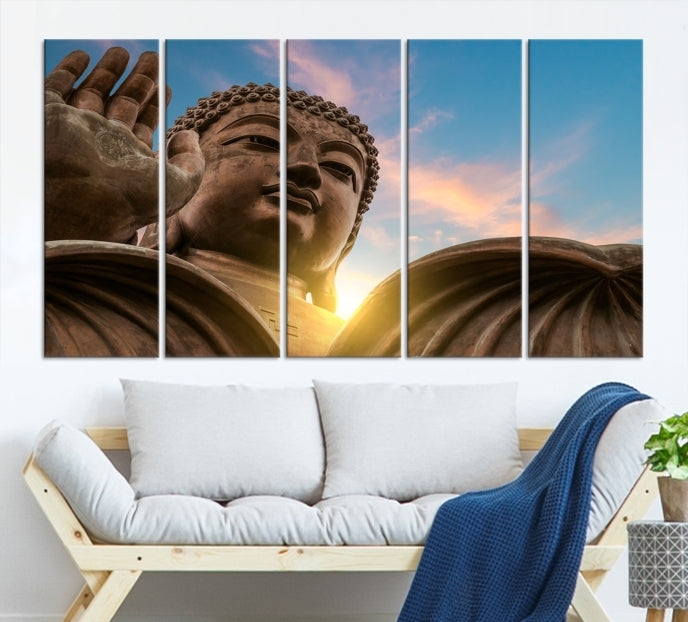 Buddha Wall Art | Buddha Statue | Buddhism Decor | Meditation Wall Art | Spiritual Art | Yoga Wall Art | Yoga Wall Decor