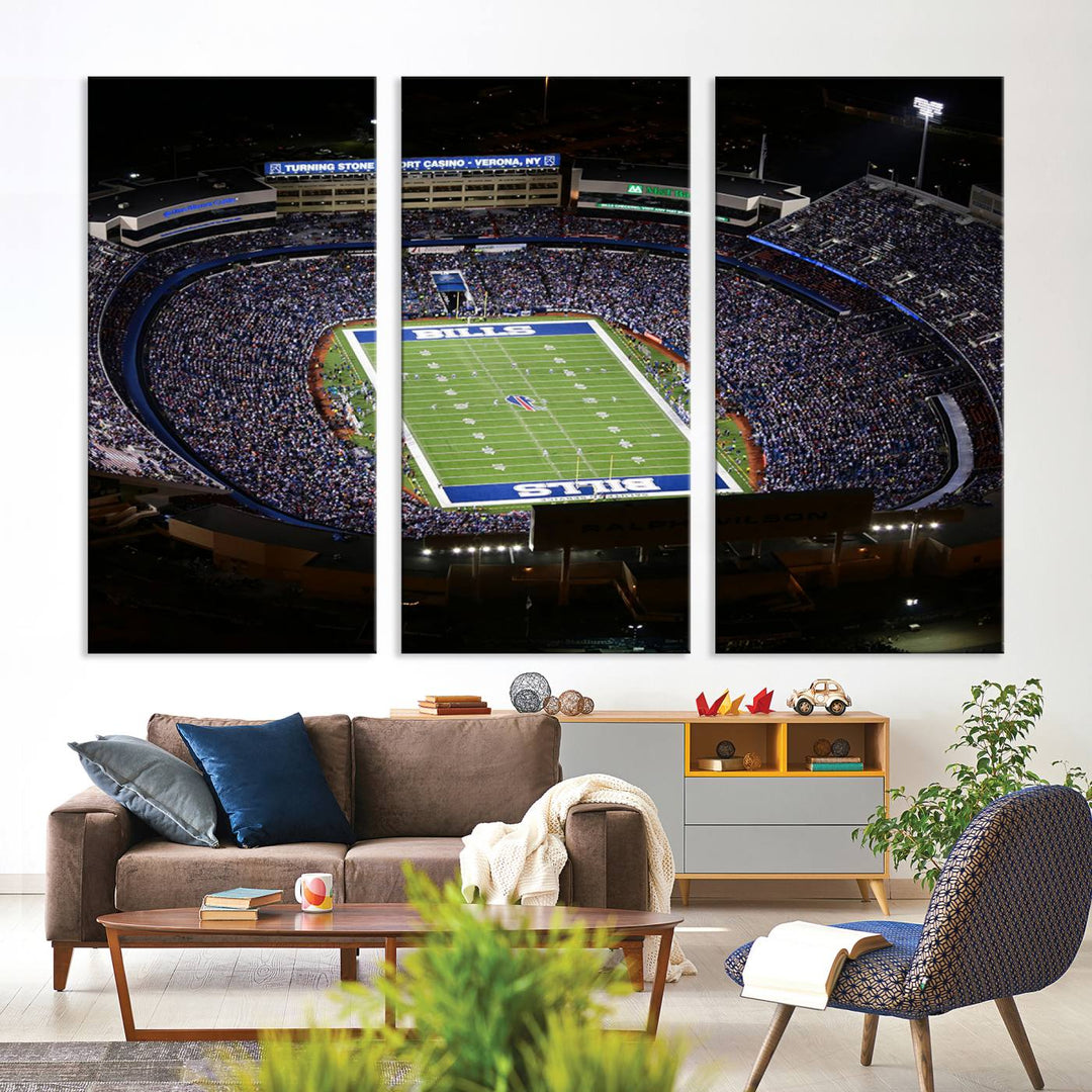 Buffalo Bills Highmark NFL Football Stadium Wall Art Canvas Print