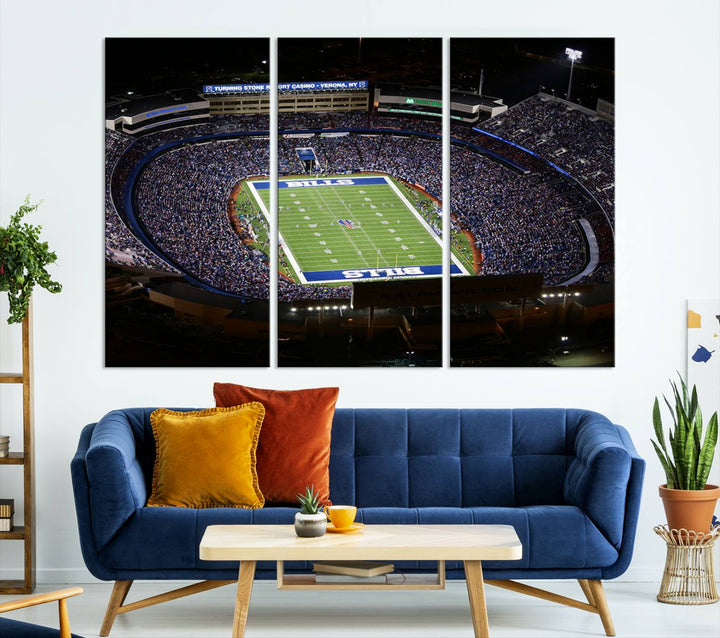 Buffalo Bills Highmark NFL Football Stadium Wall Art Canvas Print