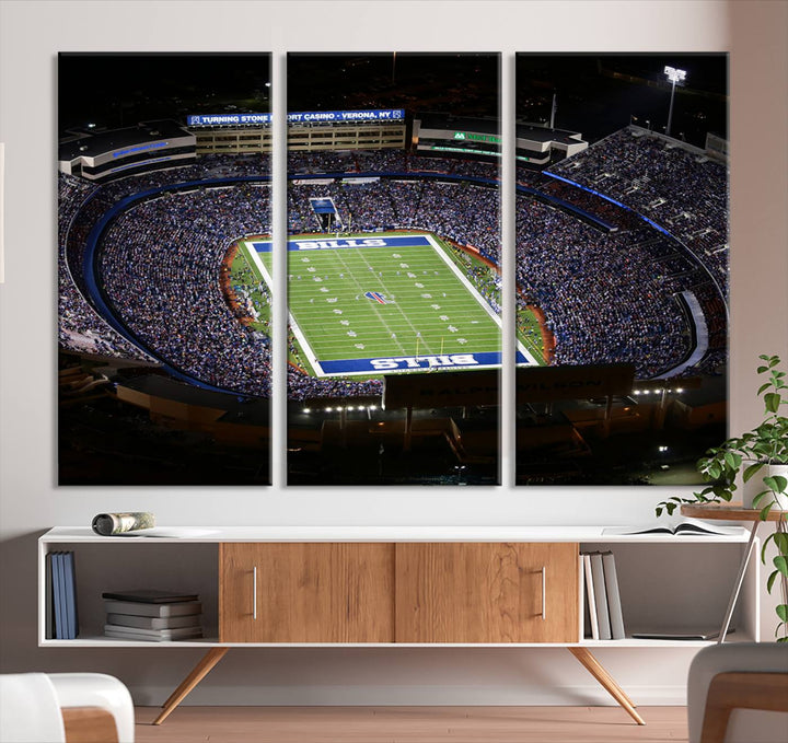 Buffalo Bills Highmark NFL Football Stadium Wall Art Canvas Print