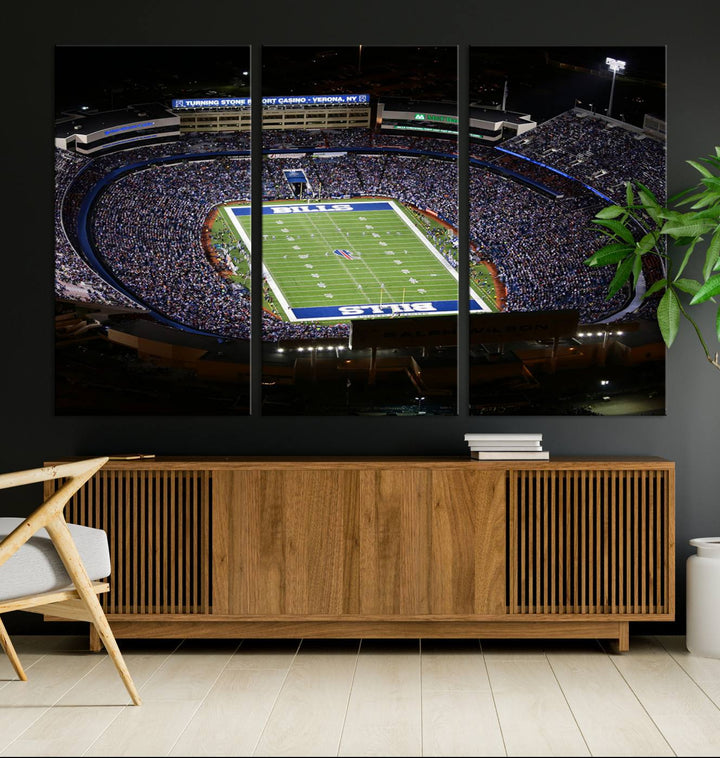 Buffalo Bills Highmark NFL Football Stadium Wall Art Canvas Print