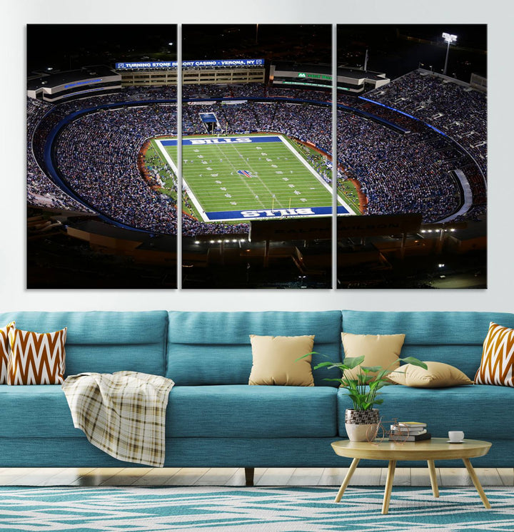 Buffalo Bills Highmark NFL Football Stadium Wall Art Canvas Print