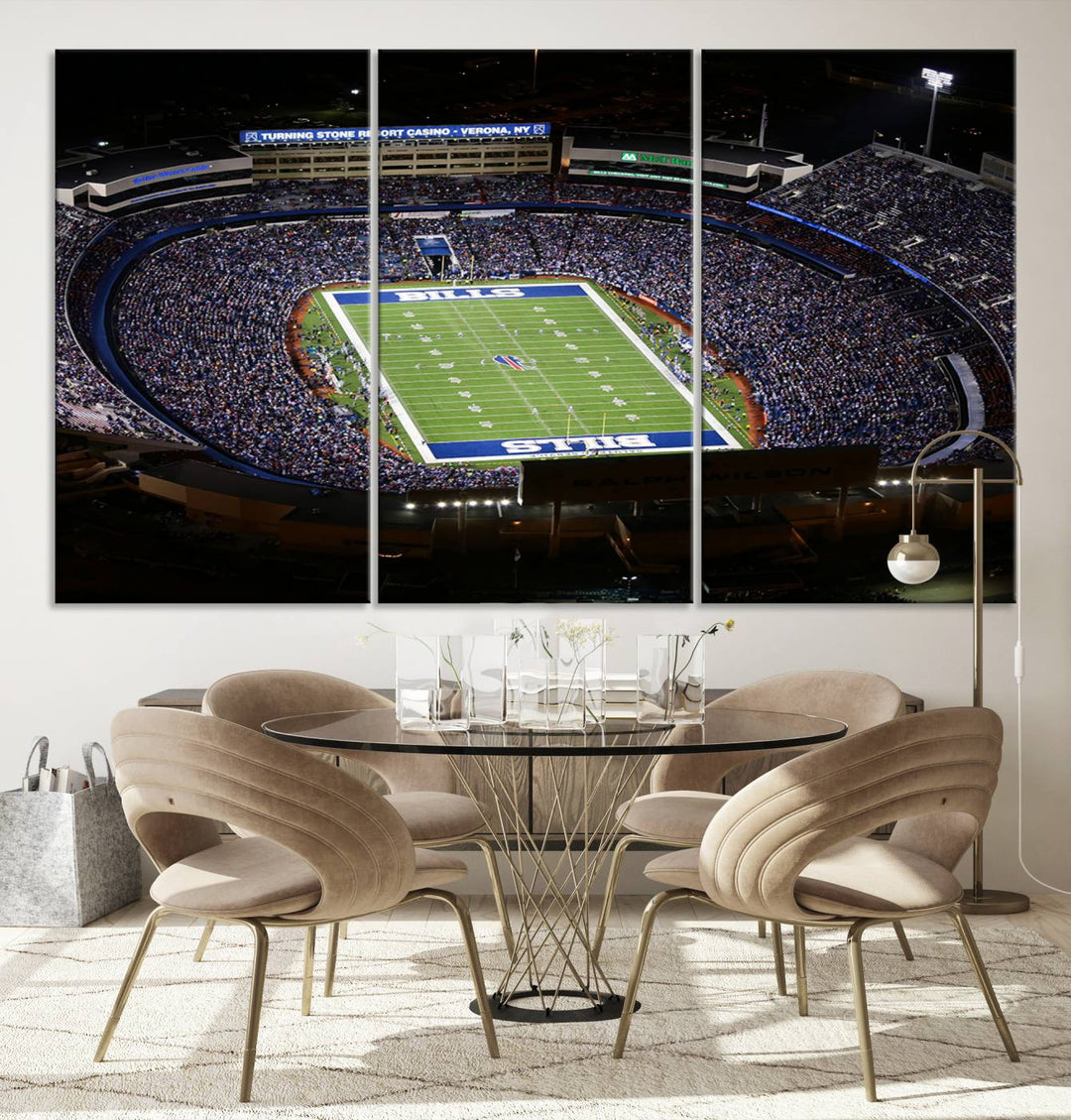 Buffalo Bills Highmark NFL Football Stadium Wall Art Canvas Print