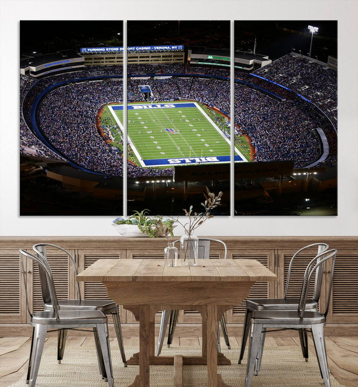 Buffalo Bills Highmark NFL Football Stadium Wall Art Canvas Print