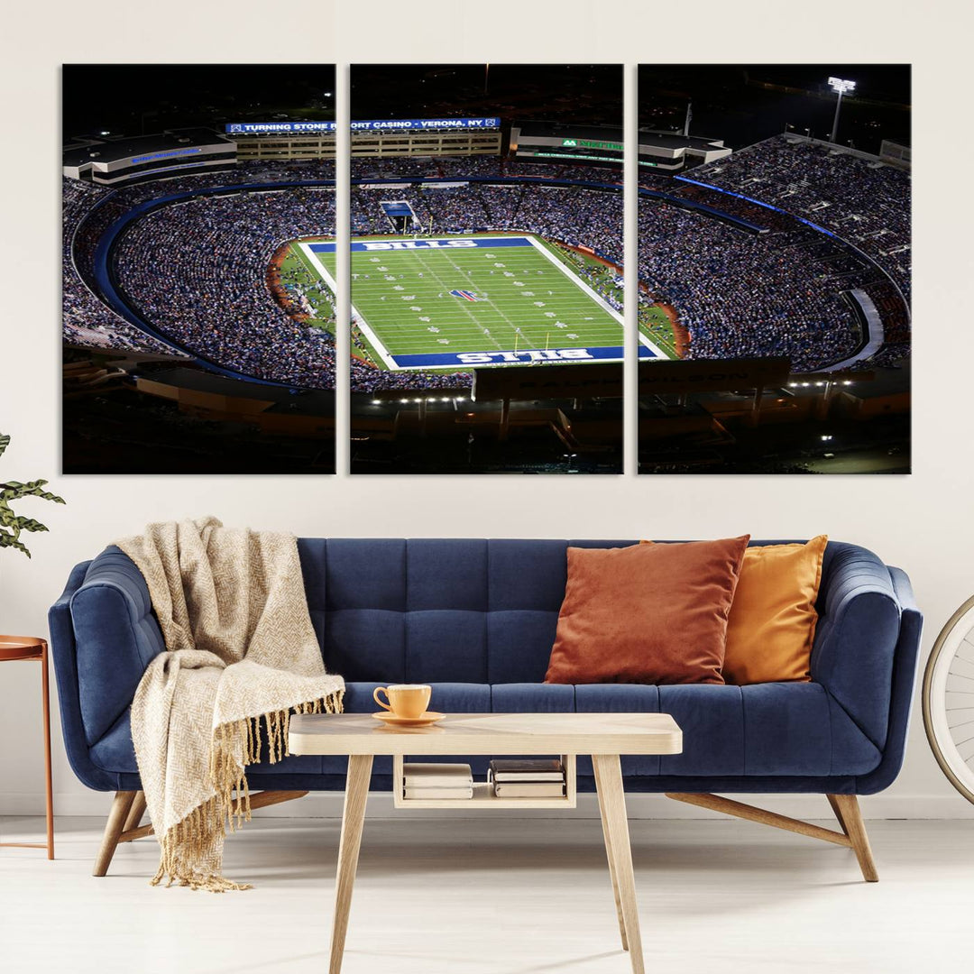 Buffalo Bills Highmark NFL Football Stadium Wall Art Canvas Print