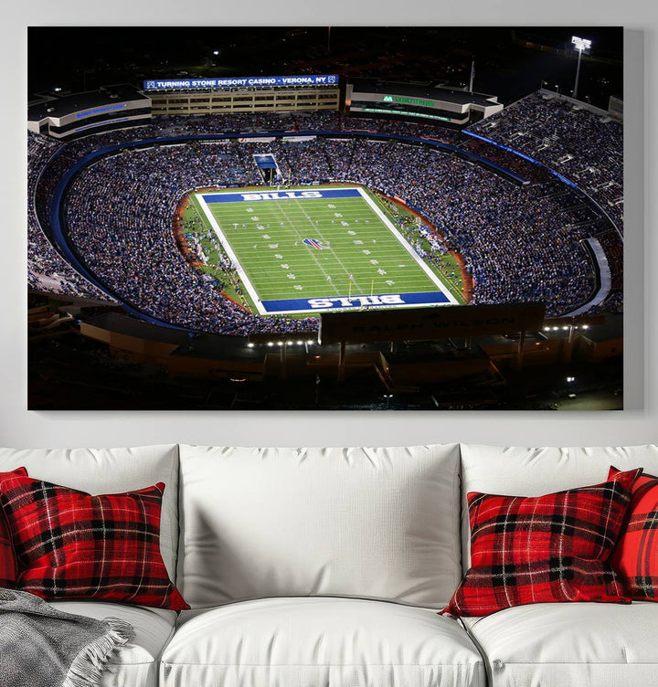 Buffalo Bills Highmark NFL Football Stadium Wall Art Canvas Print