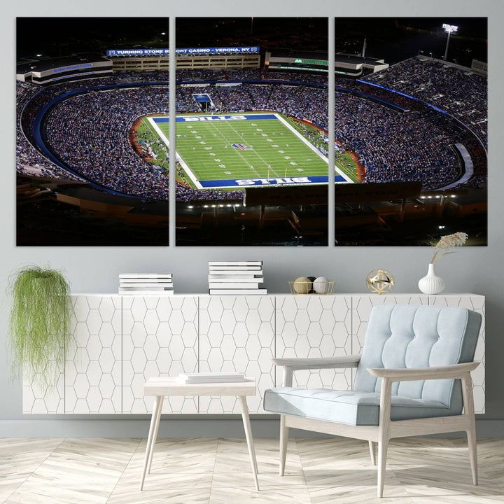 Buffalo Bills Highmark NFL Football Stadium Wall Art Canvas Print